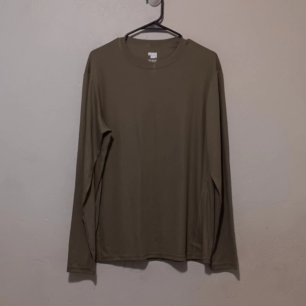 Massit Inversion Flame Resistanr Men‎ T-Shirt Olive SzL Performance Long Sleeve